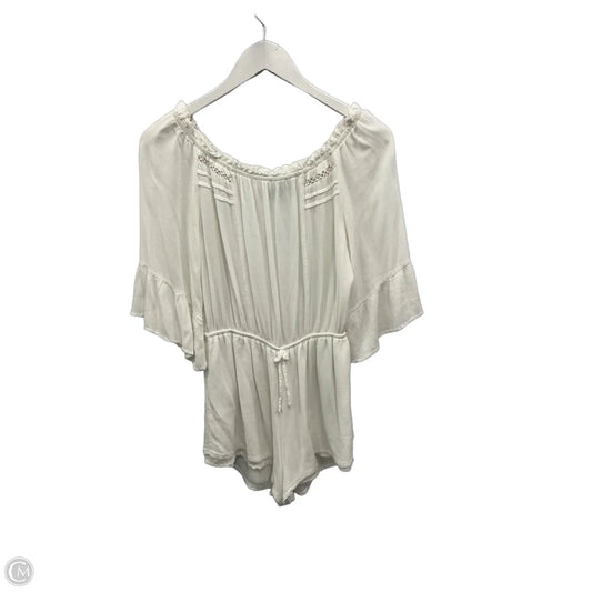 Romper By Topshop In White, Size: M