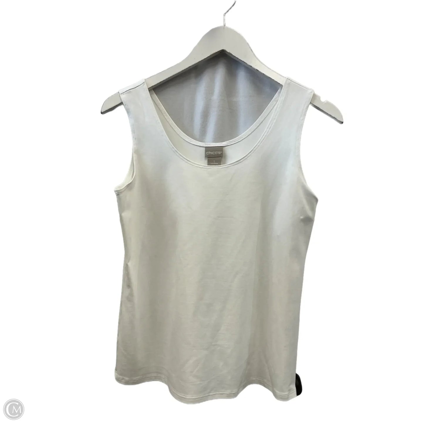 Tank Top By Chicos In White, Size: M