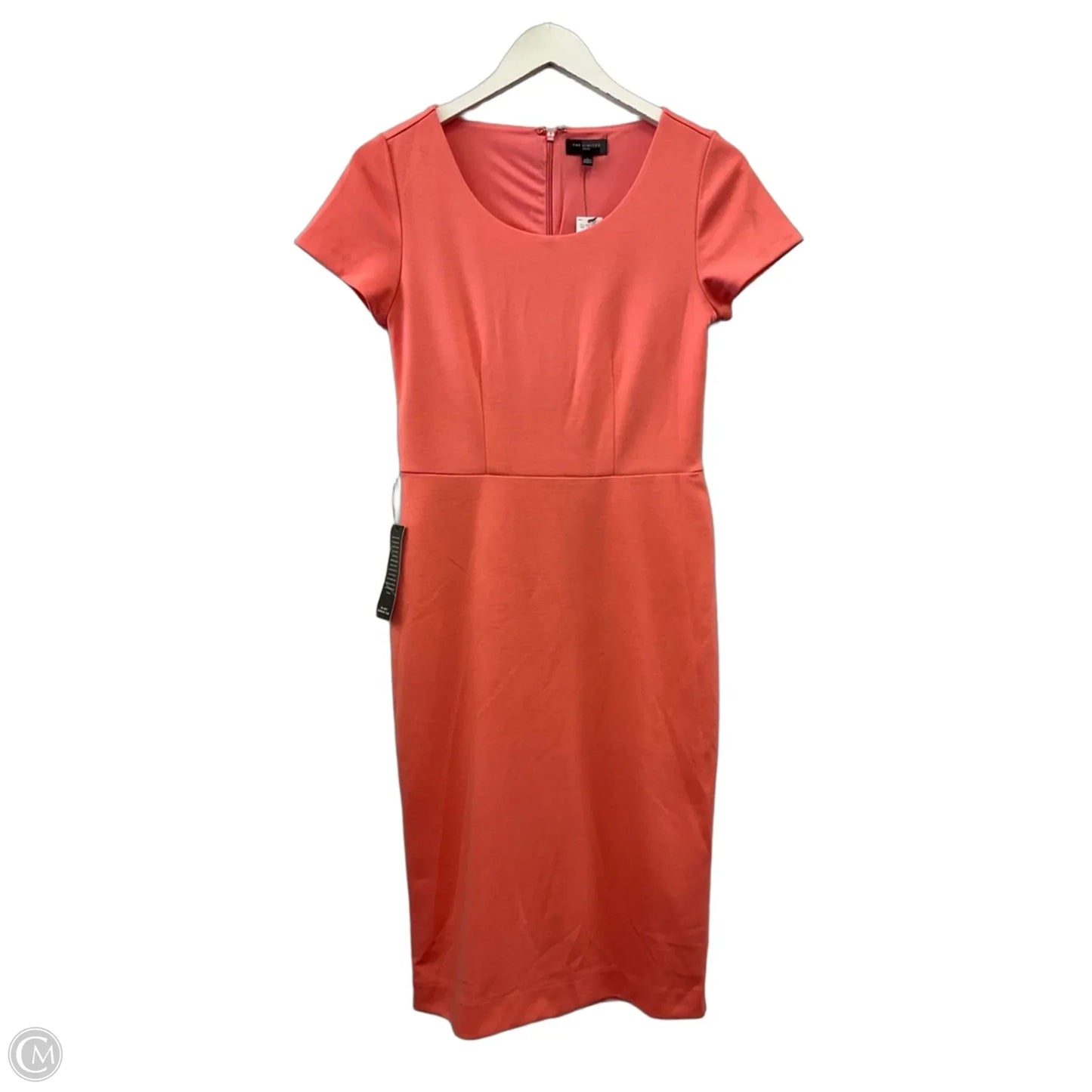 Dress Party Midi By Limited In Coral, Size: Xs
