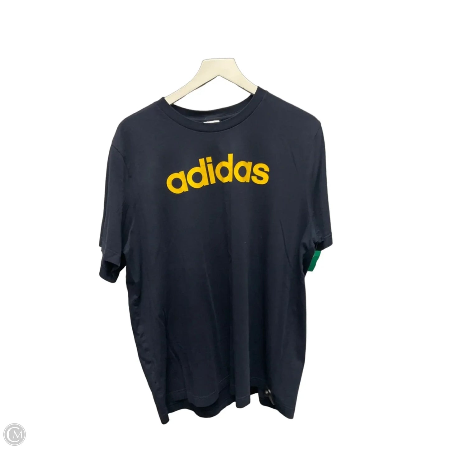 Top Short Sleeve By Adidas In Navy, Size: Xl