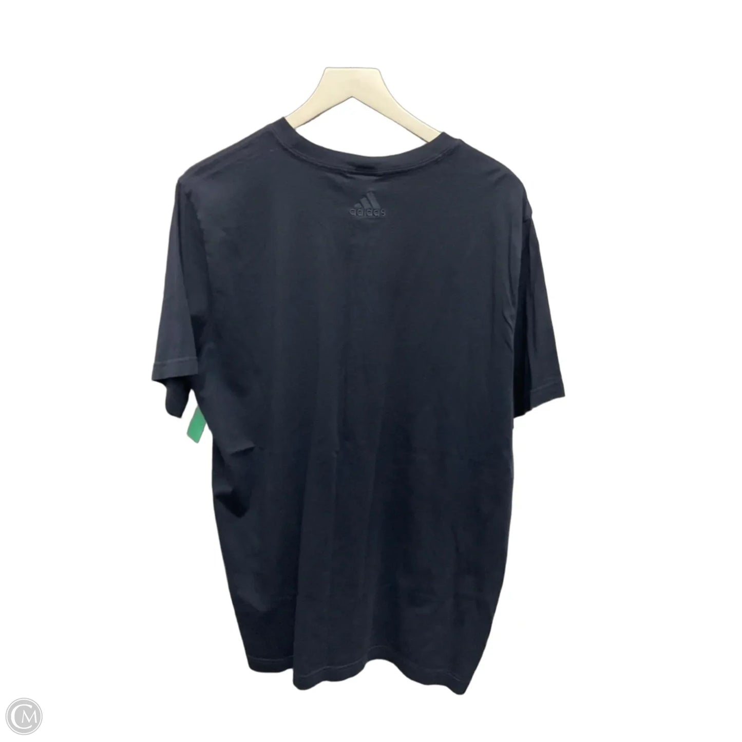 Top Short Sleeve By Adidas In Navy, Size: Xl