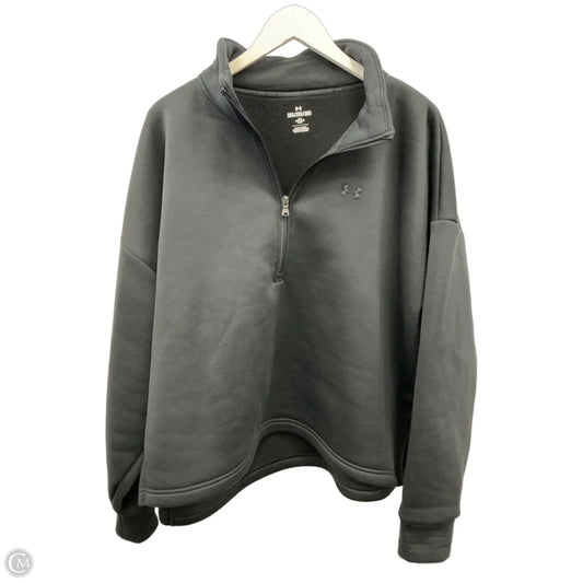 Athletic Sweatshirt Collar By Under Armour In Black, Size: 2x