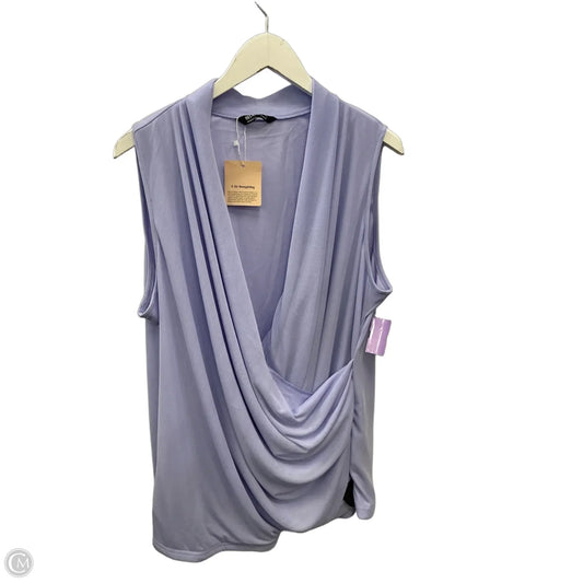 Top Sleeveless By Bloomchic In Purple, Size: 2