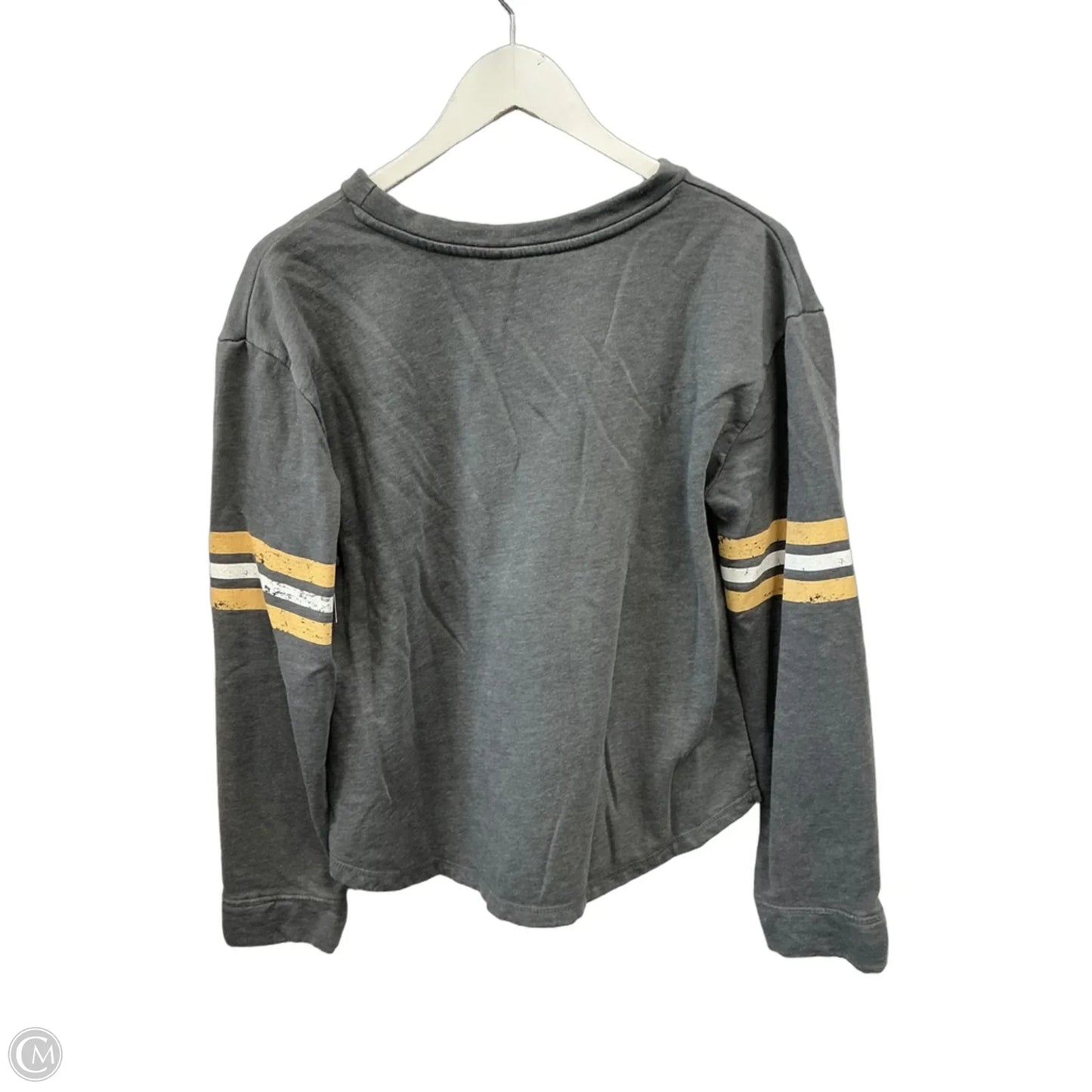 Sweatshirt Crewneck By Clothes Mentor In Grey, Size: M