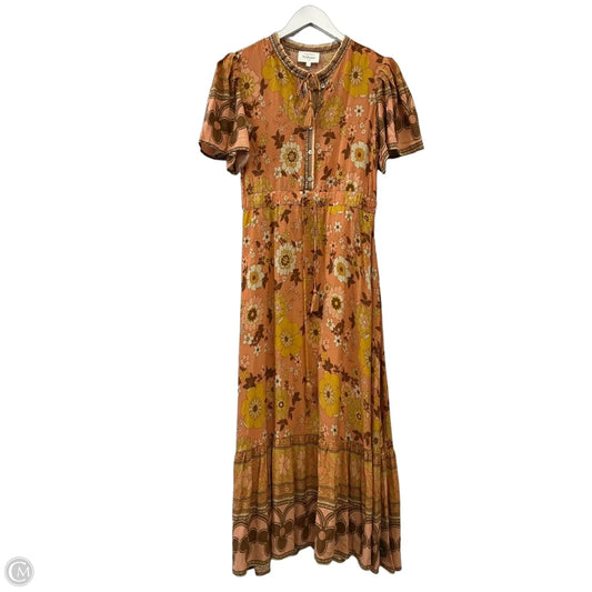 Dress Casual Maxi By Bohme In Orange, Size: S