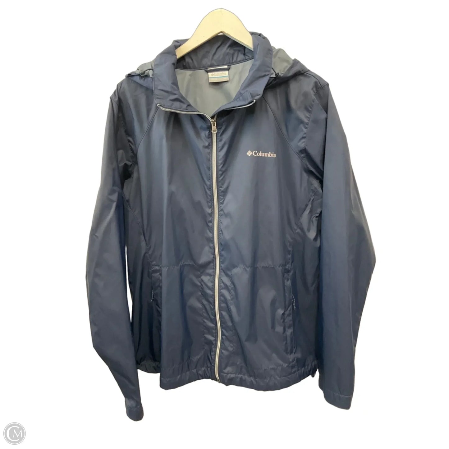 Jacket Windbreaker By Columbia In Navy, Size: Xxl