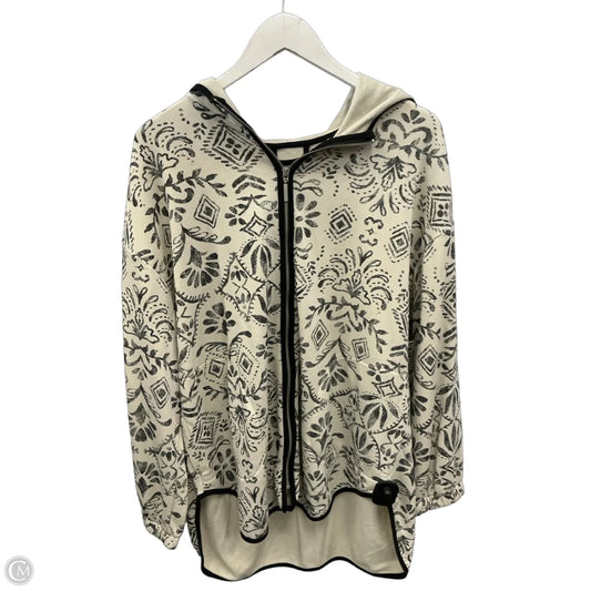 Sweatshirt Hoodie By Livi Active In Cream, Size: Xl