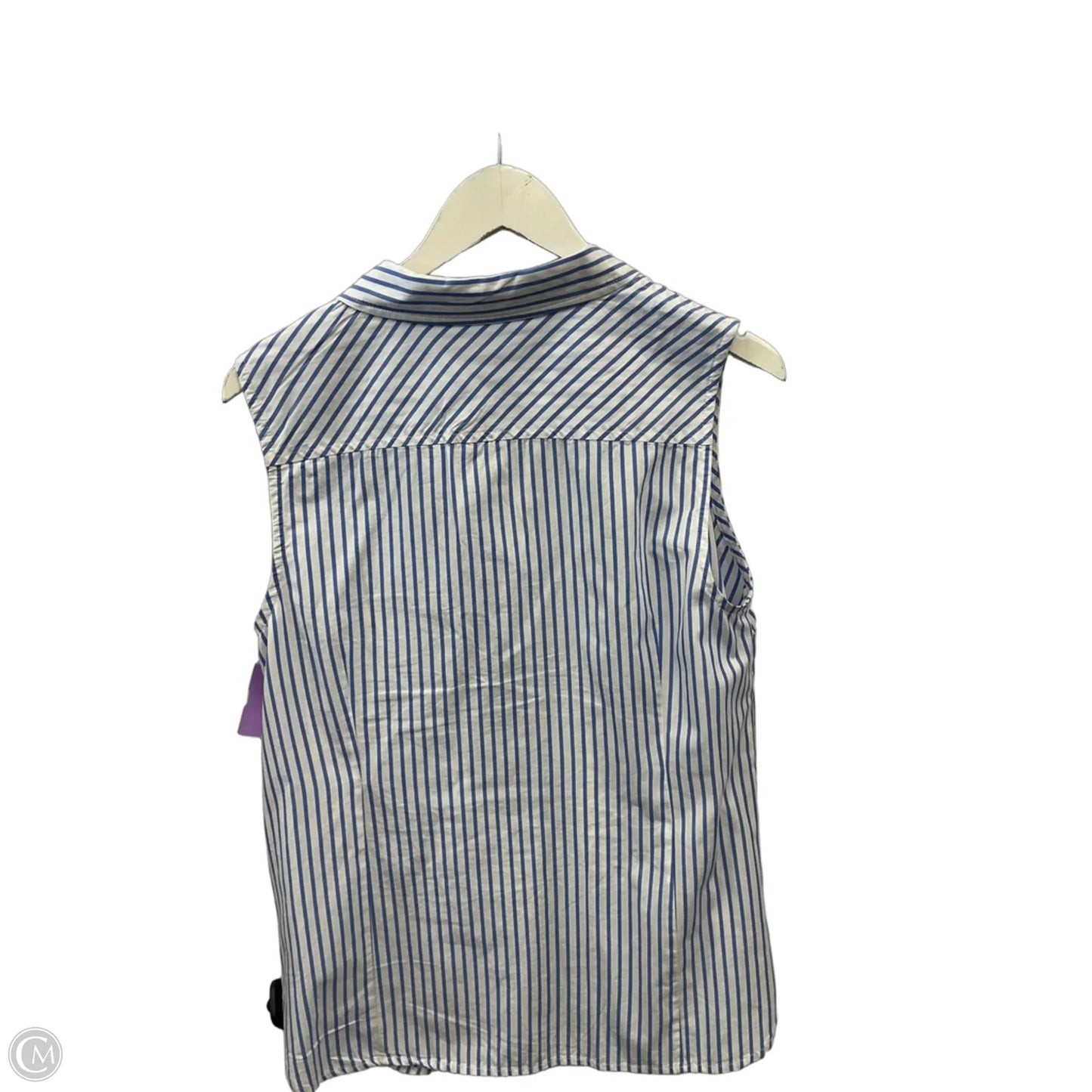Top Sleeveless By Tommy Hilfiger In Blue, Size: L