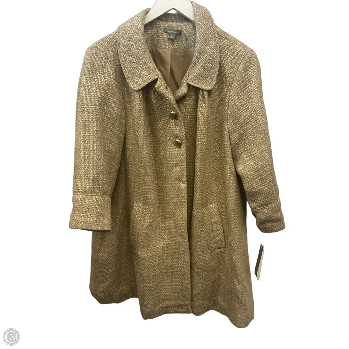 Jacket Other By Apt 9 In Gold, Size: Xlp