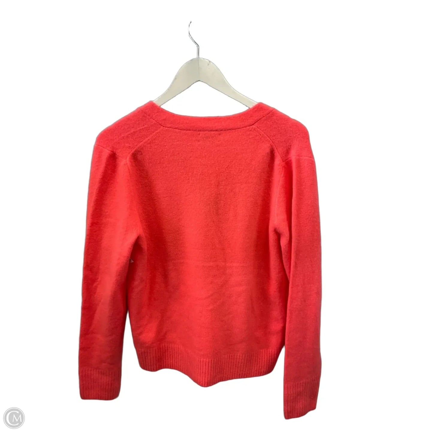 Sweater Cardigan By J. Crew In Orange, Size: M