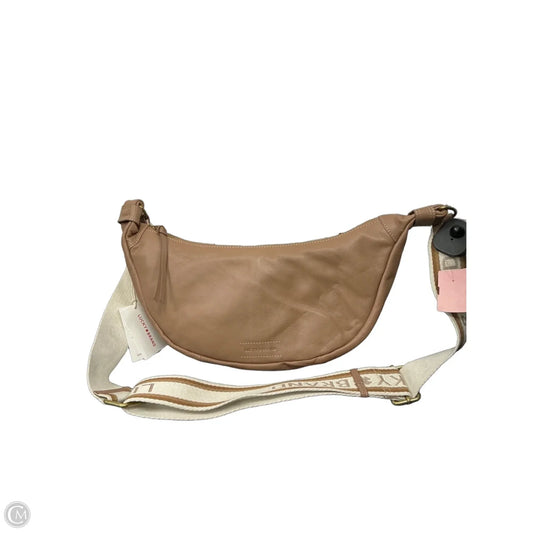 Crossbody Leather By Lucky Brand, Size: Medium