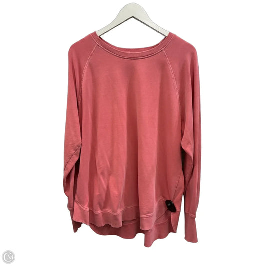 Top Long Sleeve By Maurices In Pink, Size: Xl