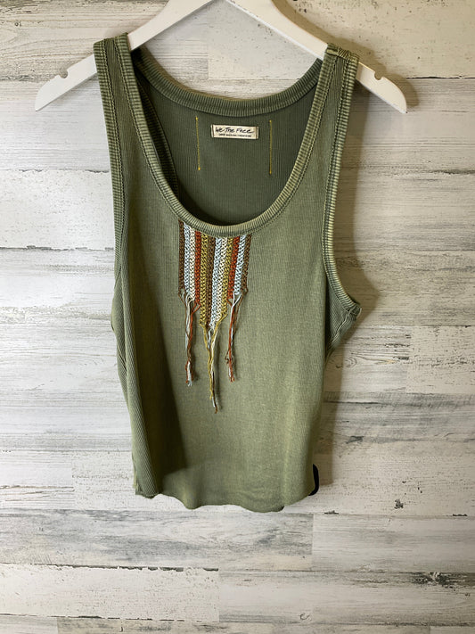 Green Top Sleeveless We The Free, Size L