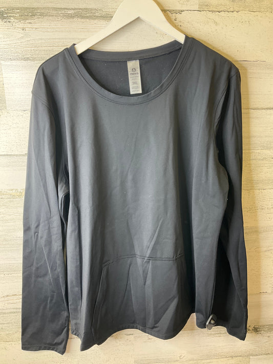 Athletic Top Long Sleeve Crewneck By Mono B  Size: 3x
