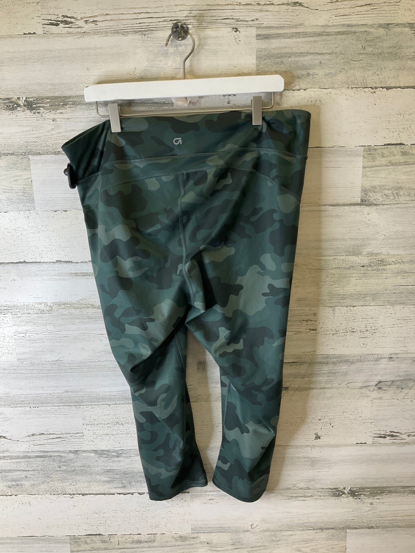 Athletic Leggings By Gapfit In Camouflage Print, Size: Xl