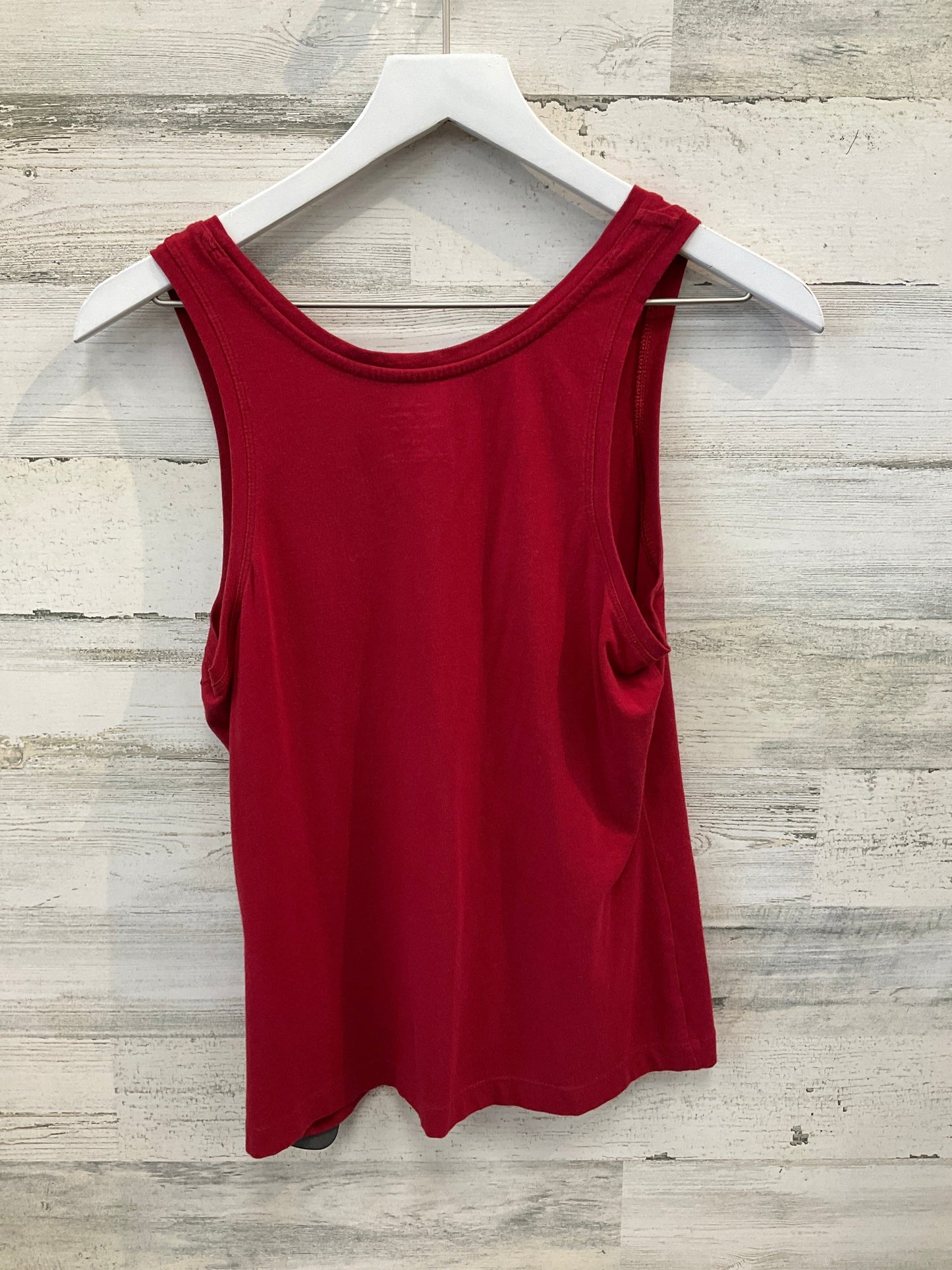 Top Sleeveless By Banana Republic In Red, Size: Xs