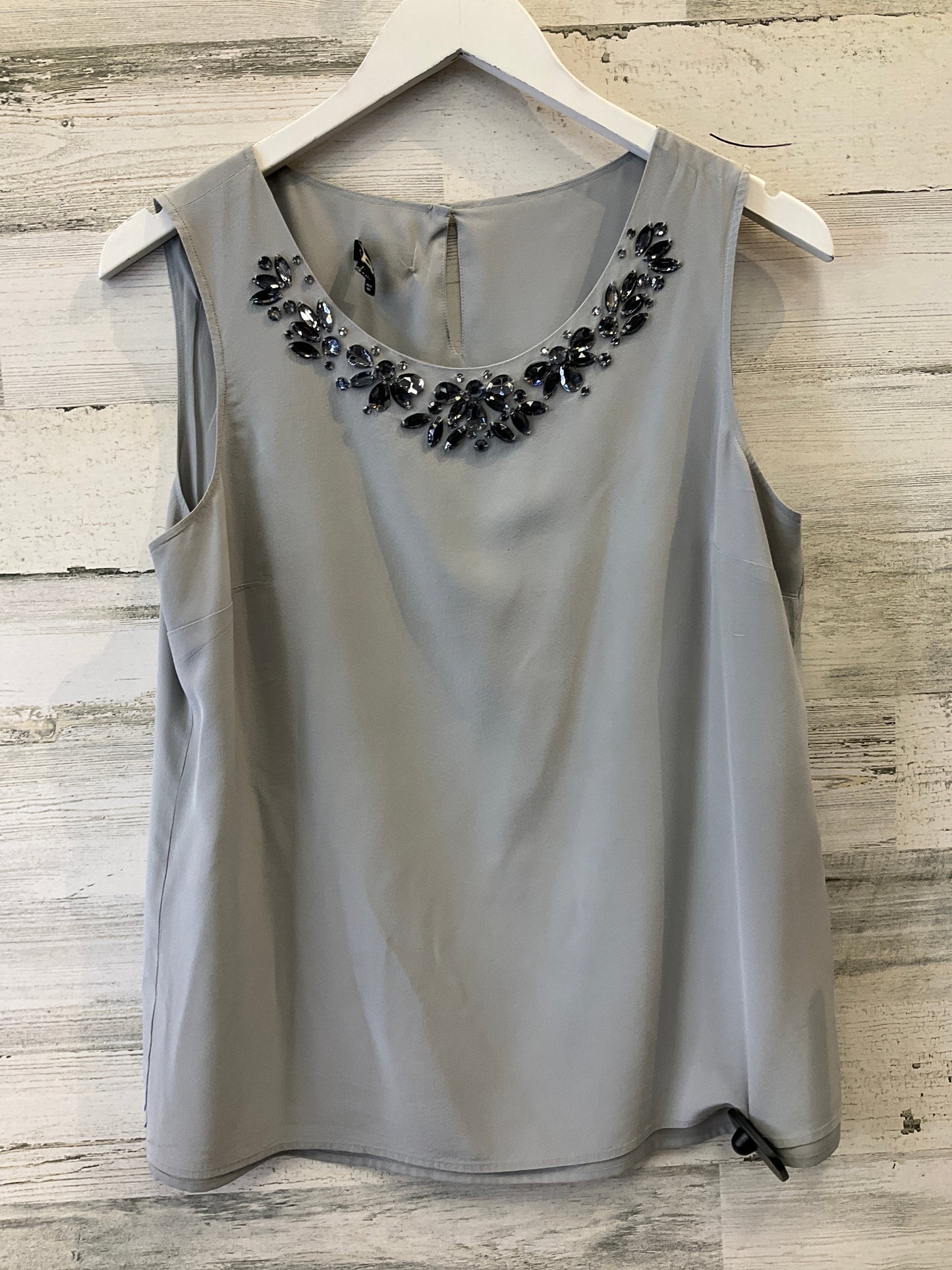 Grey Top Sleeveless Talbots, Size M