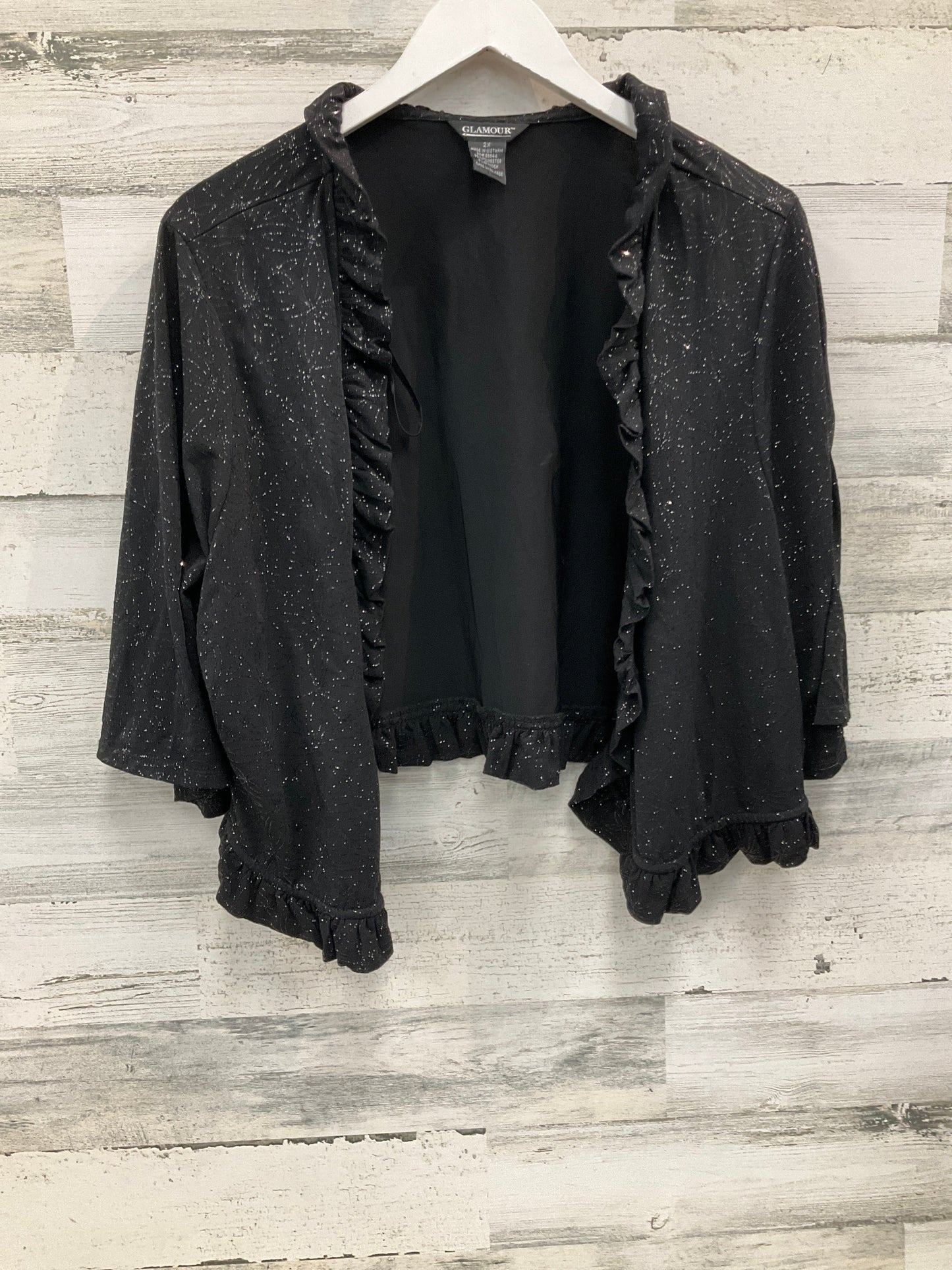 Bolero By Glamour In Black, Size: 2x