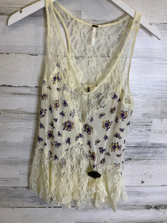 Cream Top Sleeveless Free People, Size S