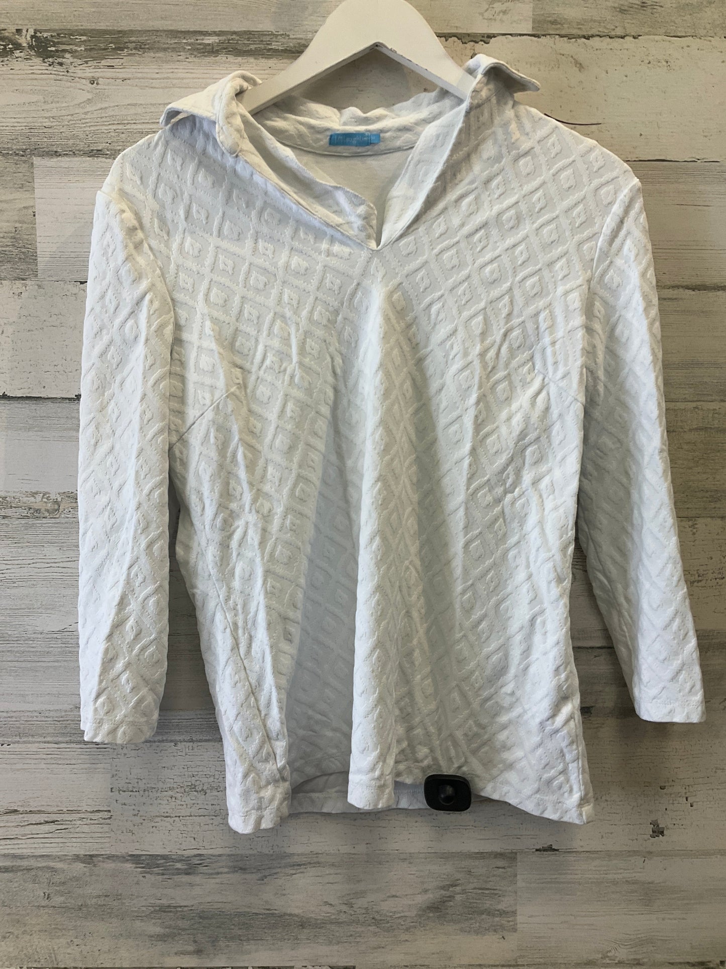 White Top Long Sleeve J Mclaughlin, Size M