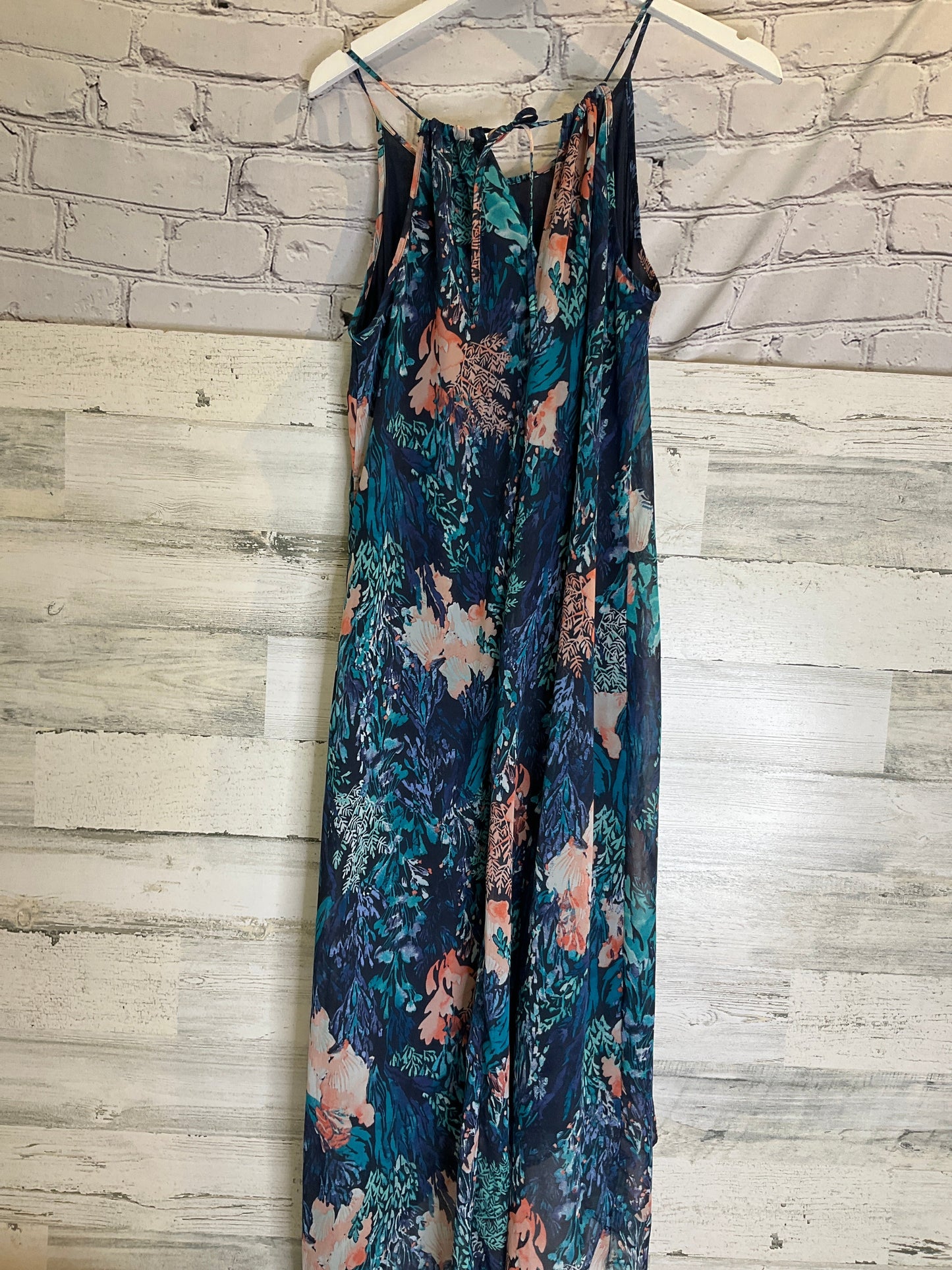 Blue Dress Casual Maxi Old Navy, Size M