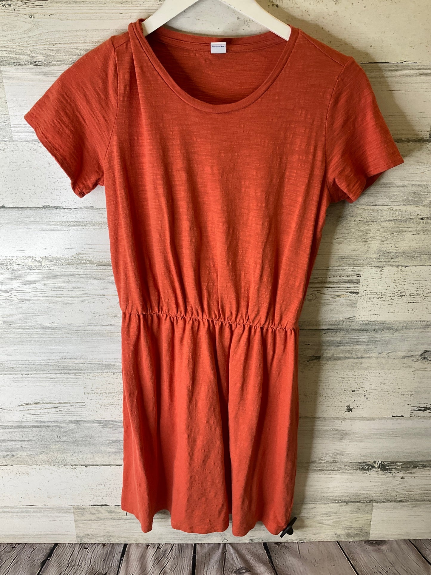 Orange Dress Casual Short Old Navy, Size S