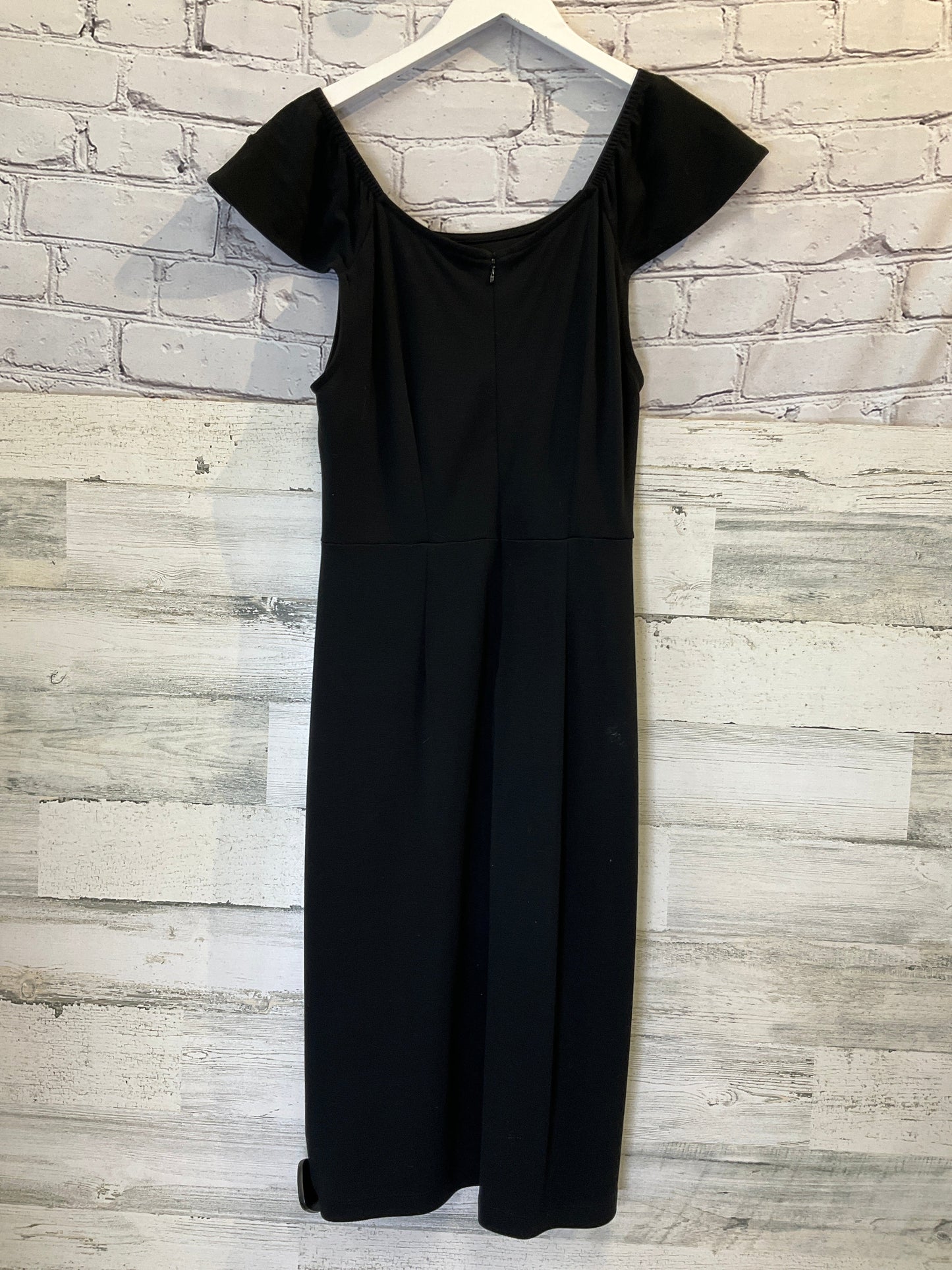 Black Dress Casual Midi Old Navy, Size M