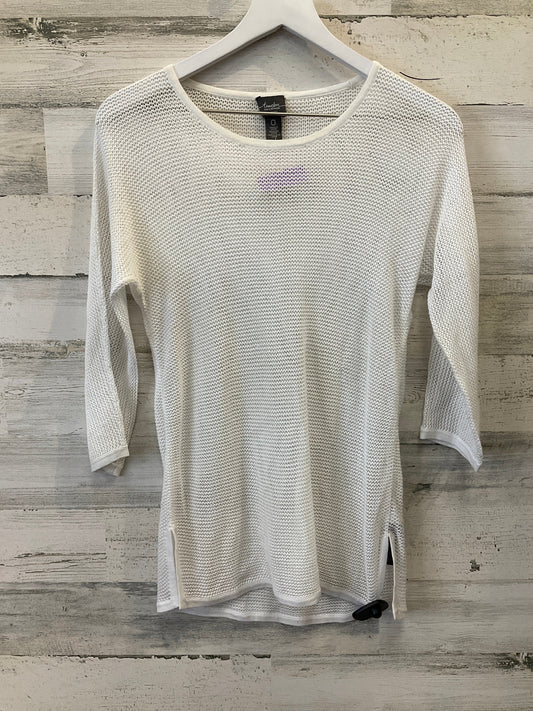 White Top Long Sleeve Chicos, Size S
