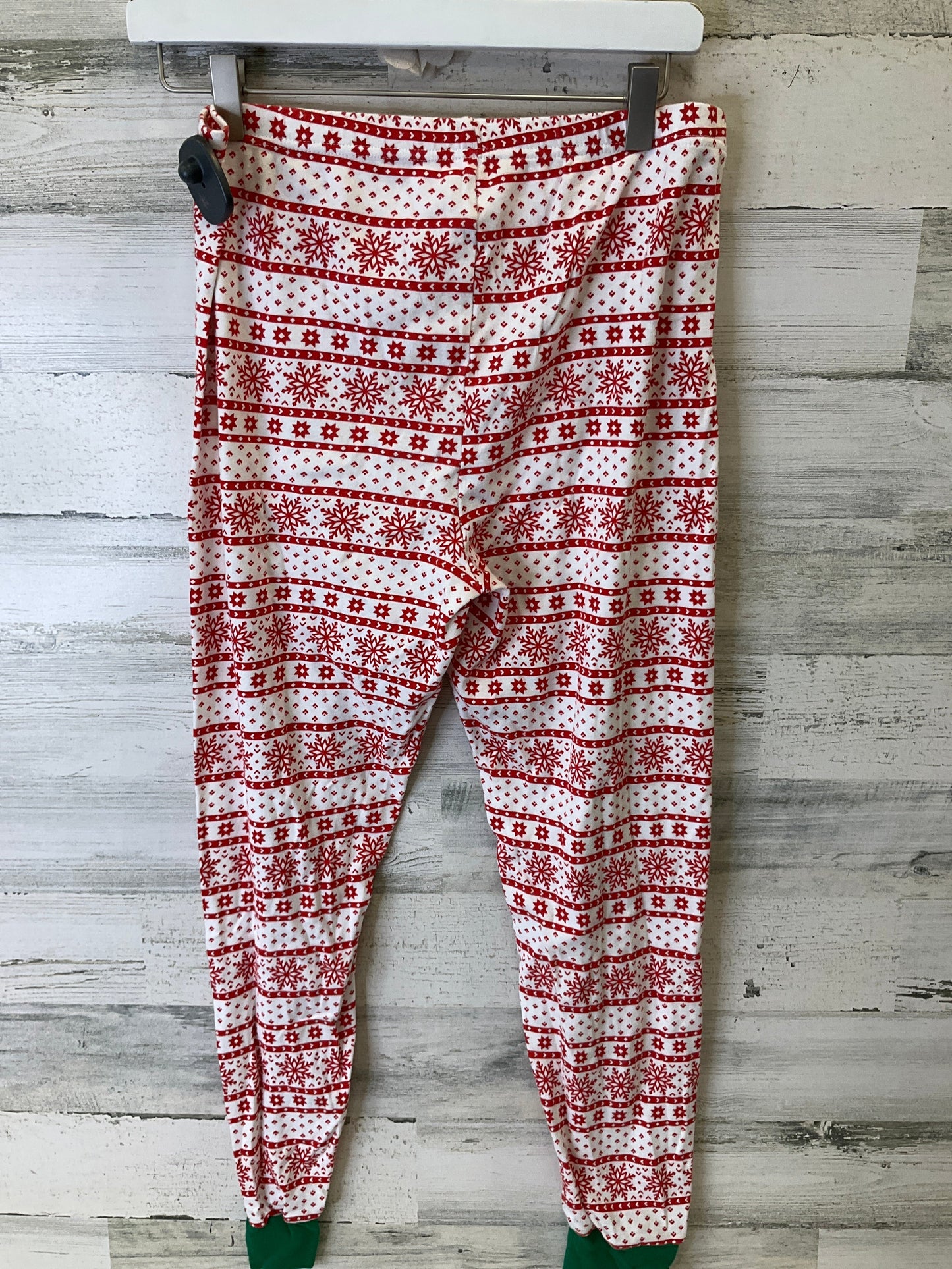 Pajamas 2pc By Clothes Mentor In Red & White, Size: M