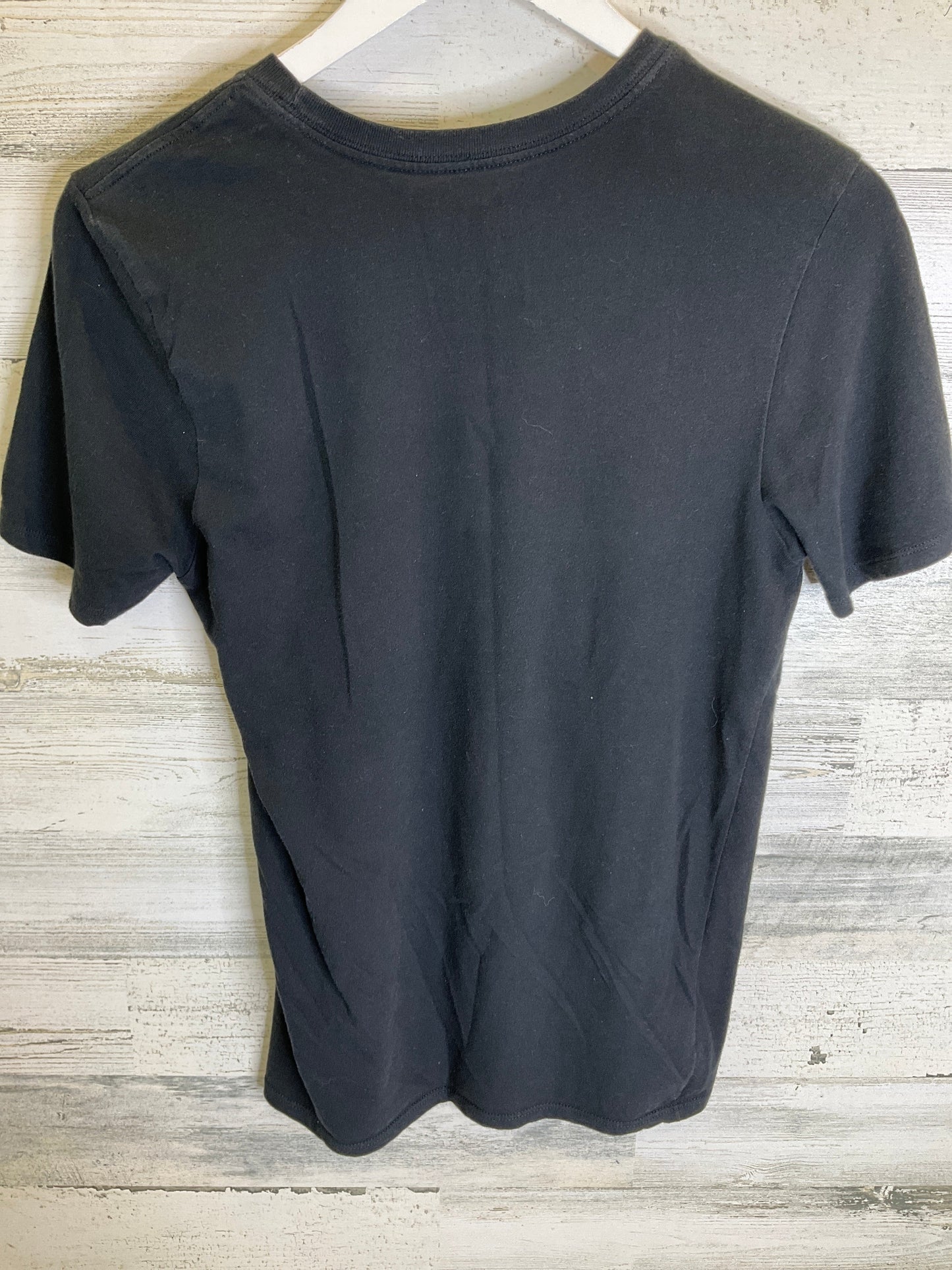 Black Athletic Top Short Sleeve Nike Apparel, Size S