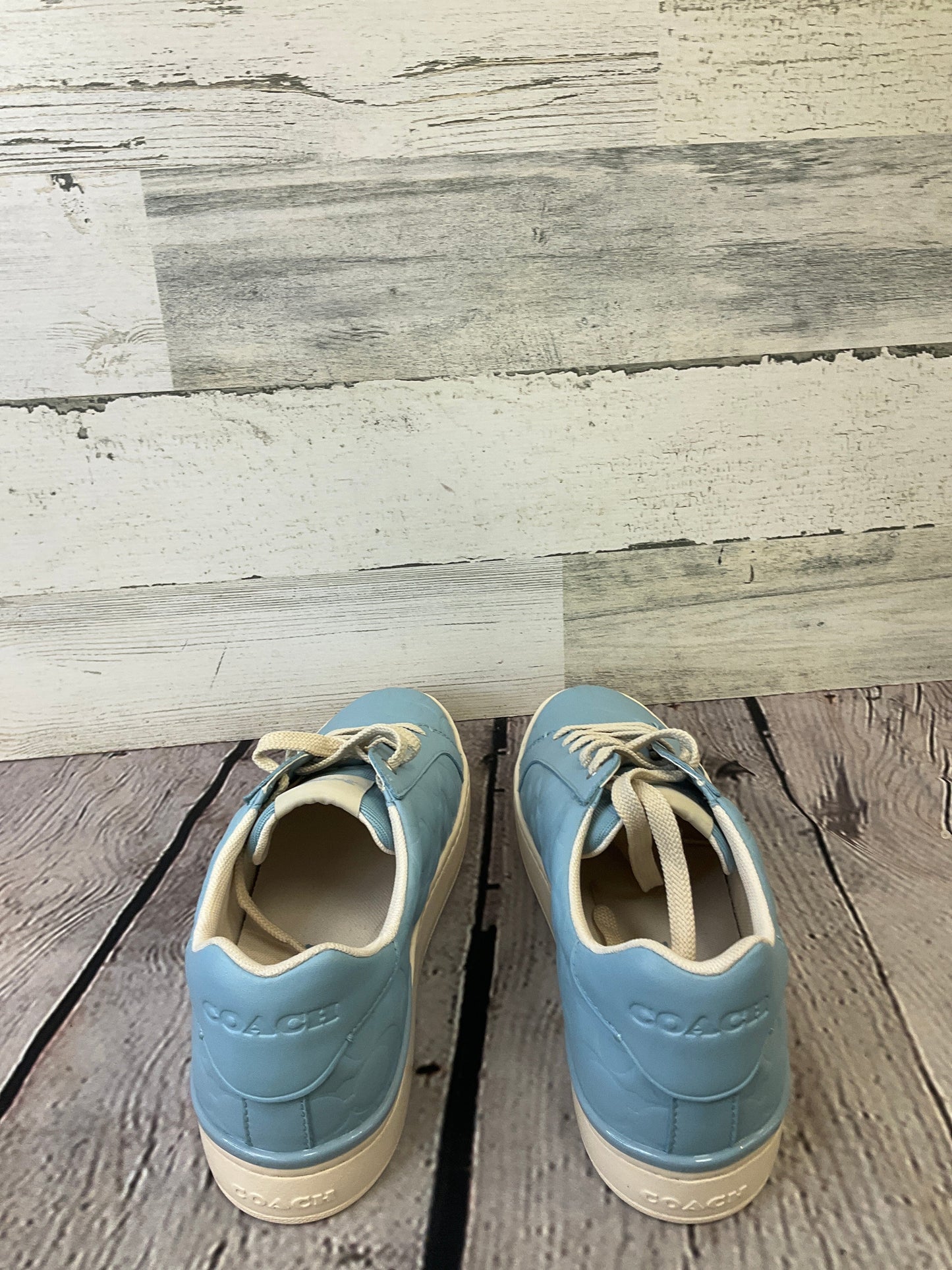 Blue Shoes Sneakers Coach, Size 9.5