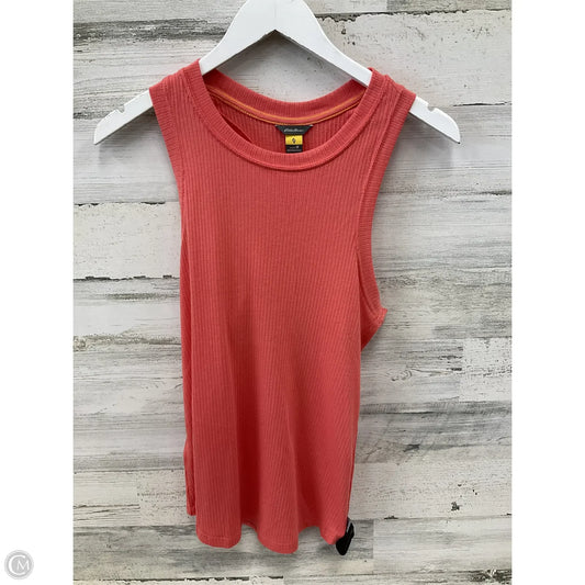 Top Sleeveless By Eddie Bauer In Orange, Size: M