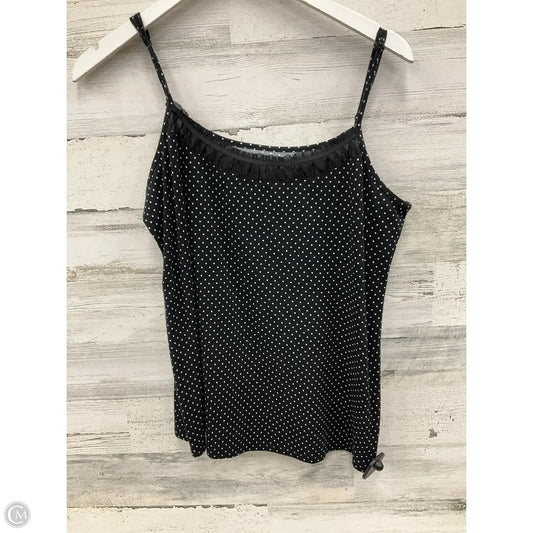 Tank Top By Elle In Black & White, Size: Xl