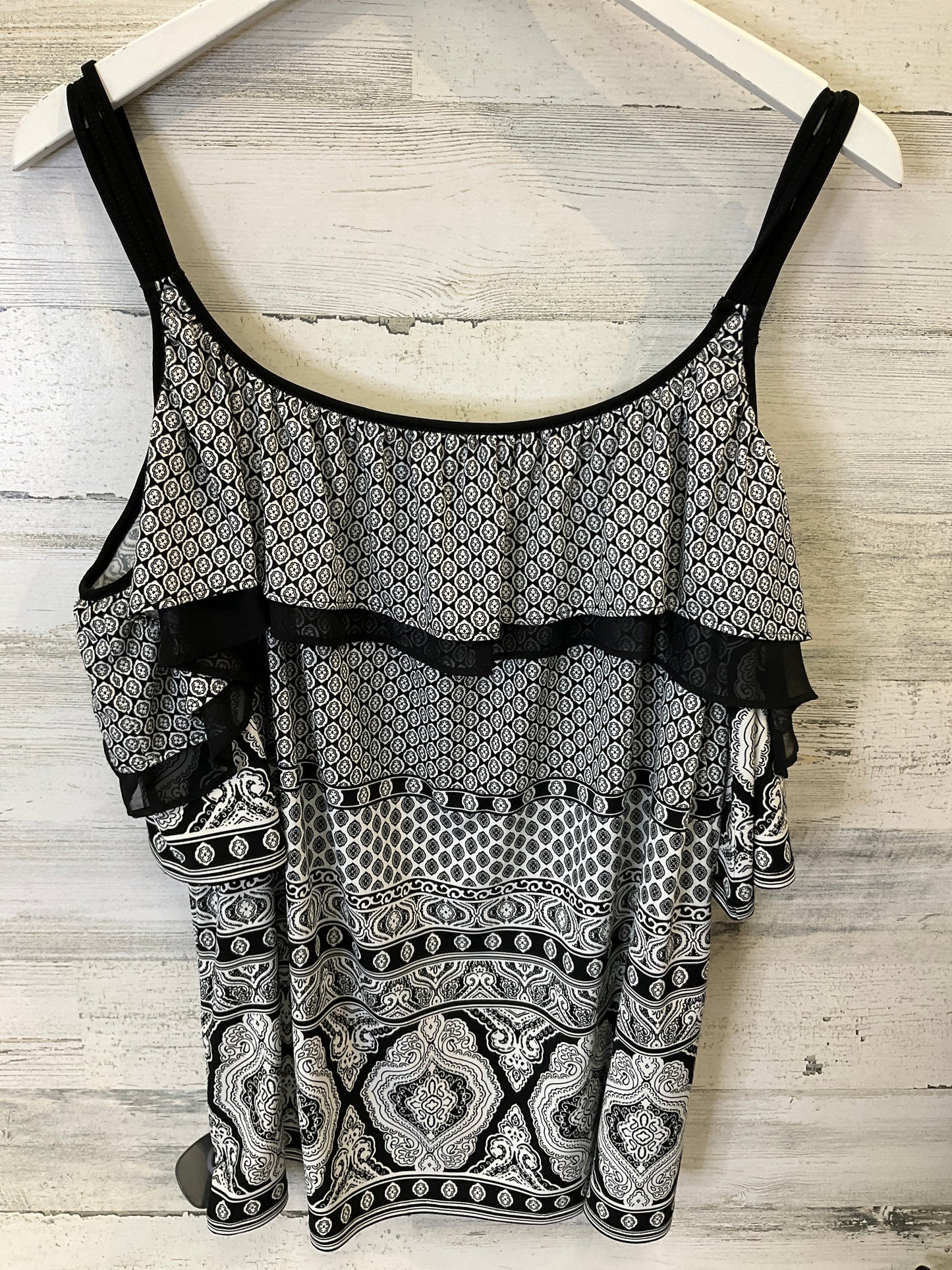 Black & White Top Sleeveless White House Black Market, Size Xs