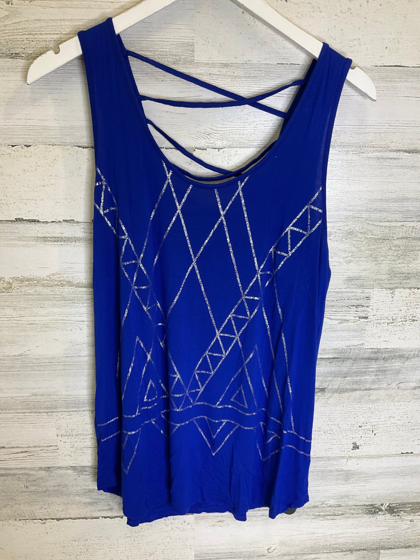 Blue Top Sleeveless Apt 9, Size L