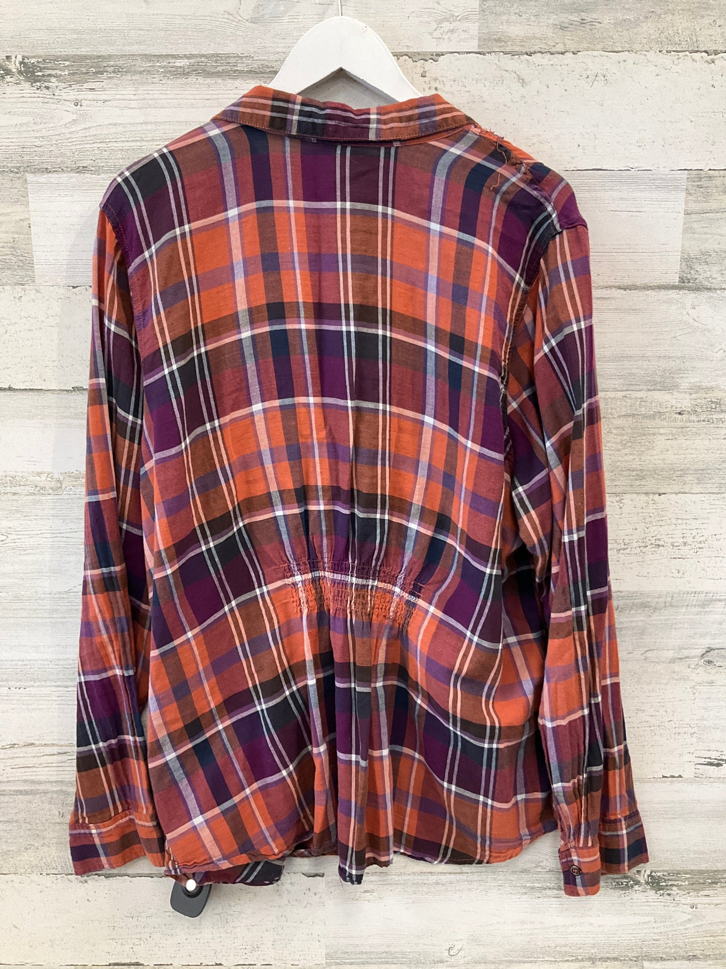 Top Long Sleeve By Maurices In Orange, Size: 3x