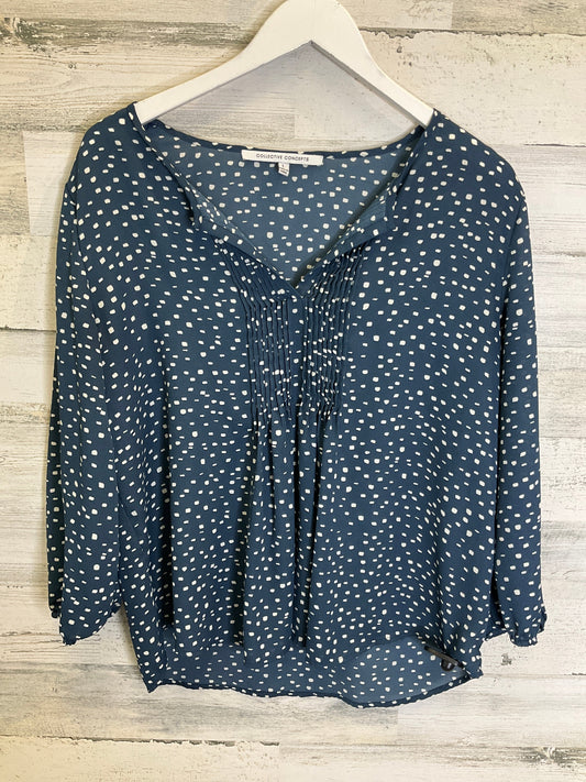 Blue Top Long Sleeve Collective Concepts, Size L