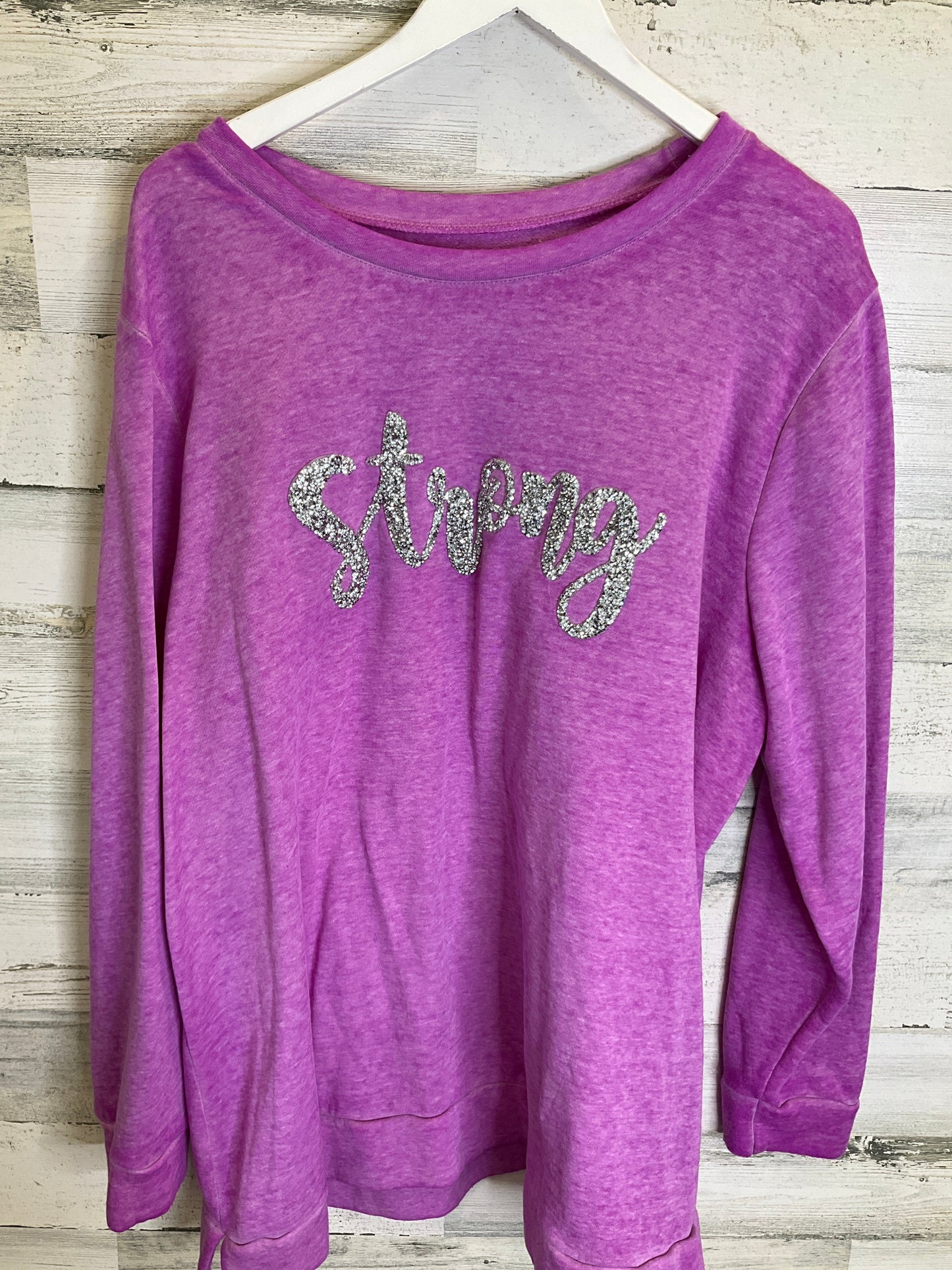 Pink Sweatshirt Crewneck Lane Bryant, Size 4x