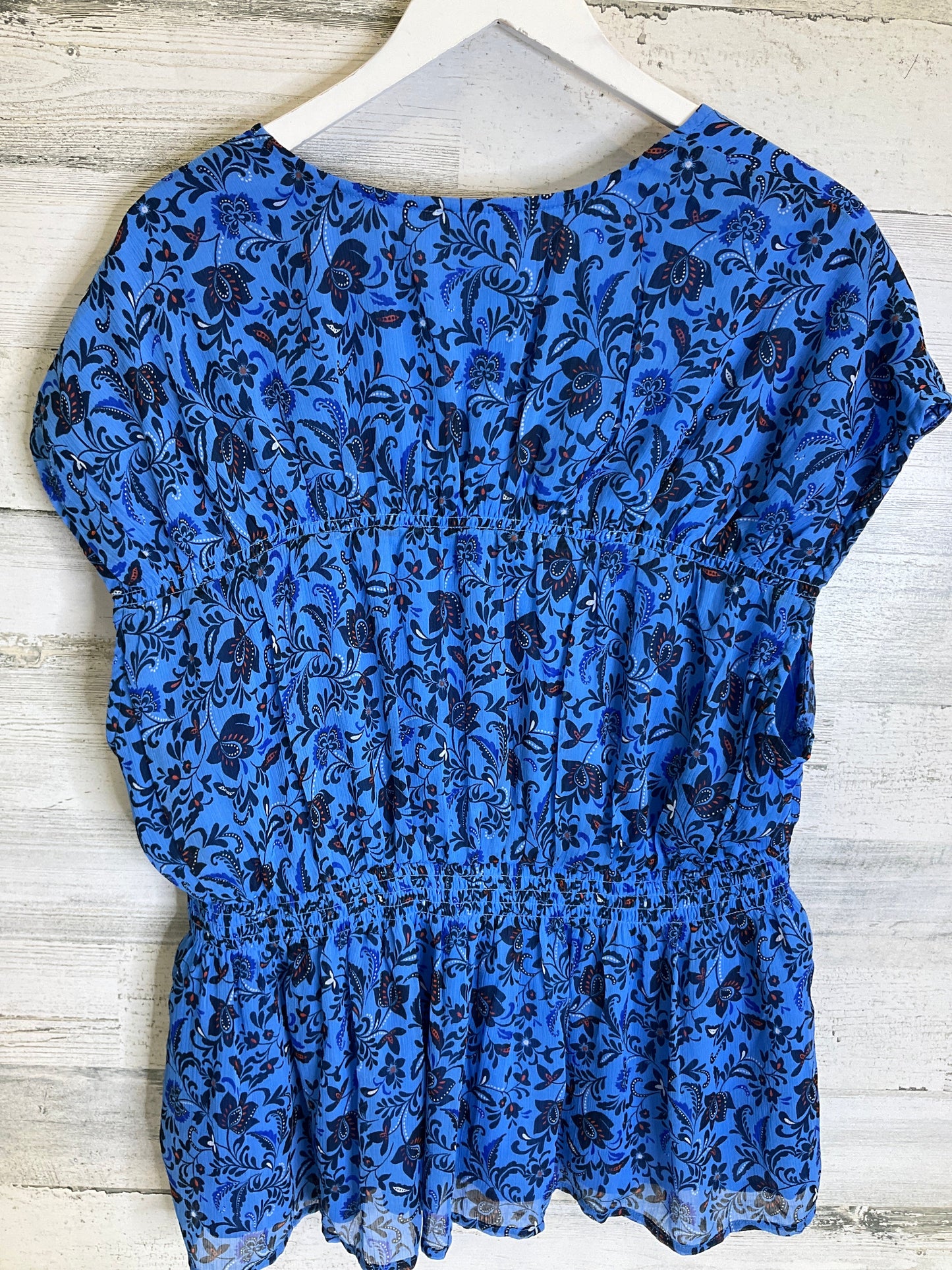 Blue Top Short Sleeve Old Navy, Size Xl