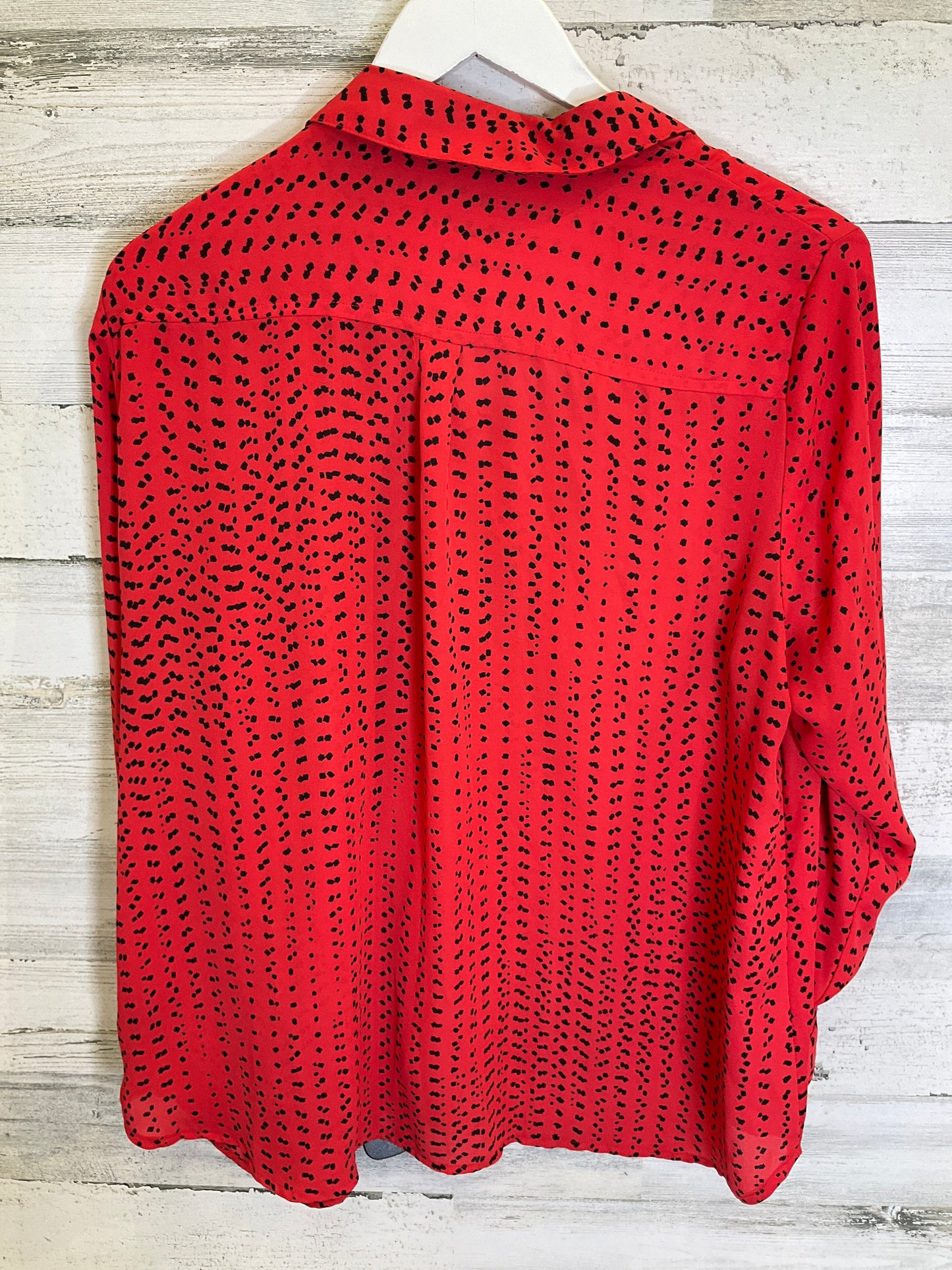 Red Top Long Sleeve Apt 9, Size Xl