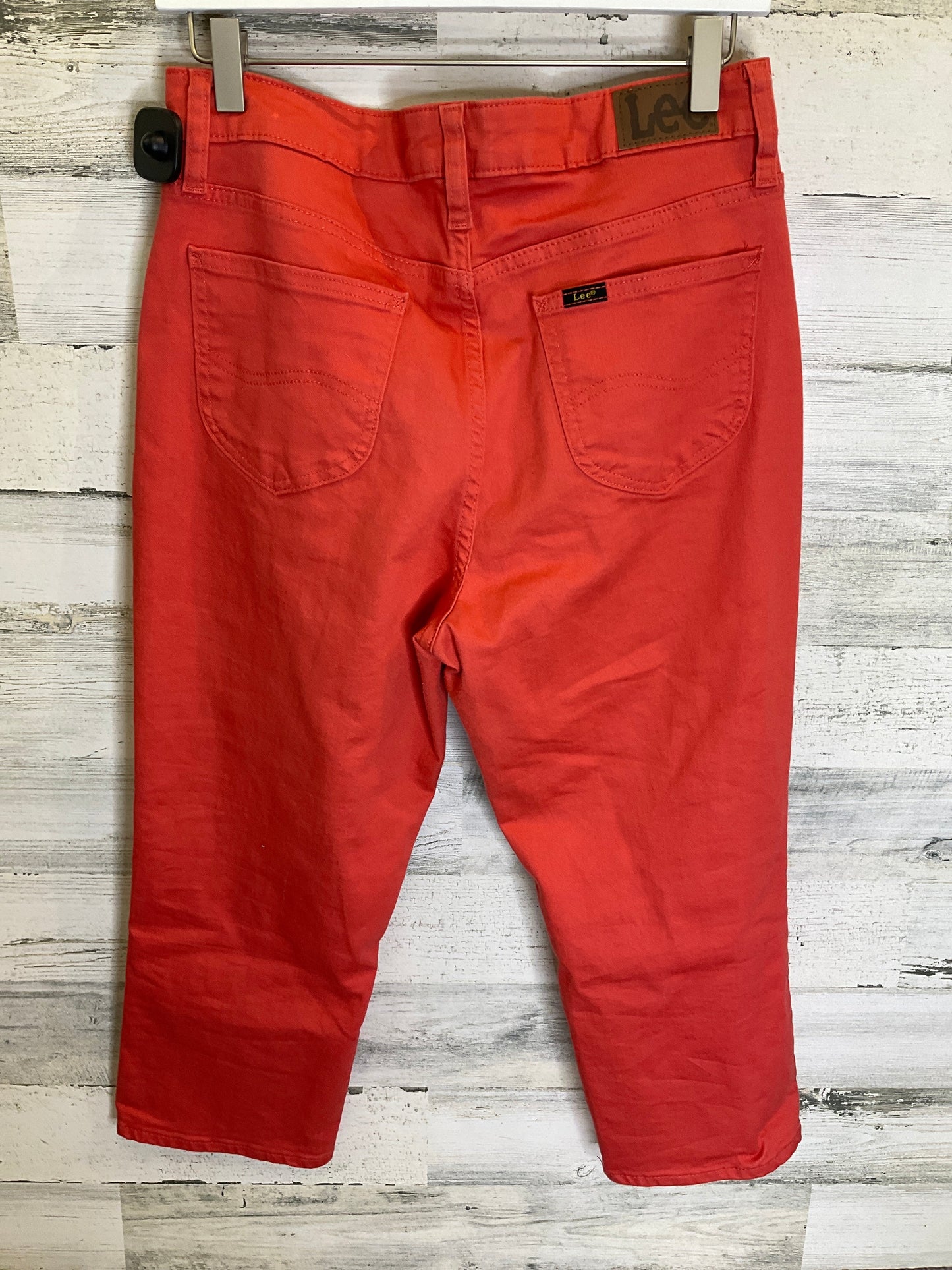 Orange Capris Lee, Size 12