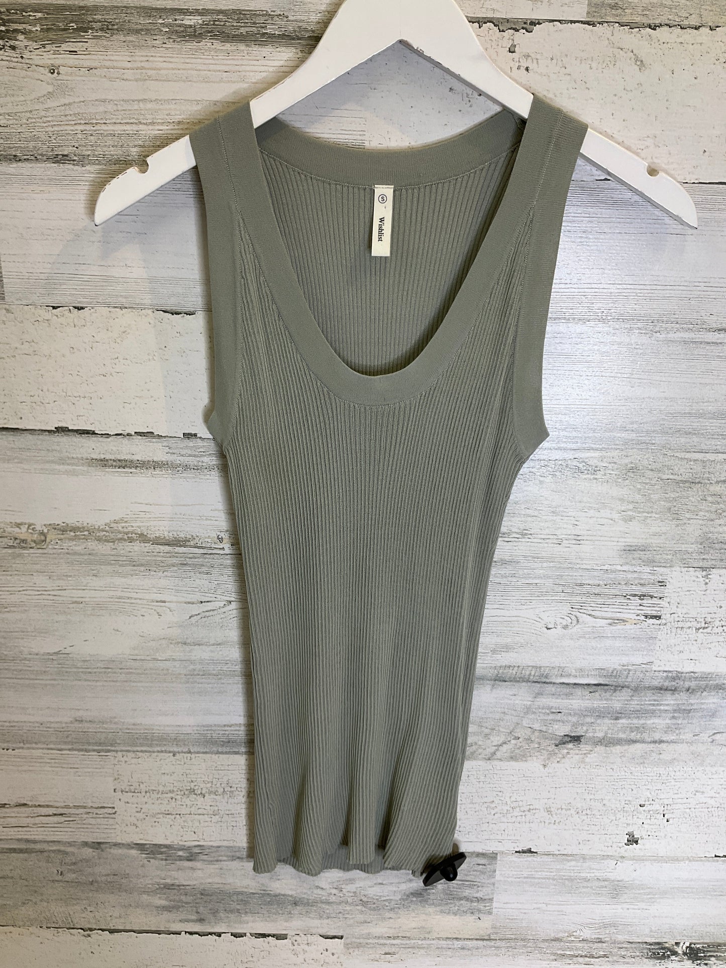 Green Top Sleeveless Wishlist, Size S