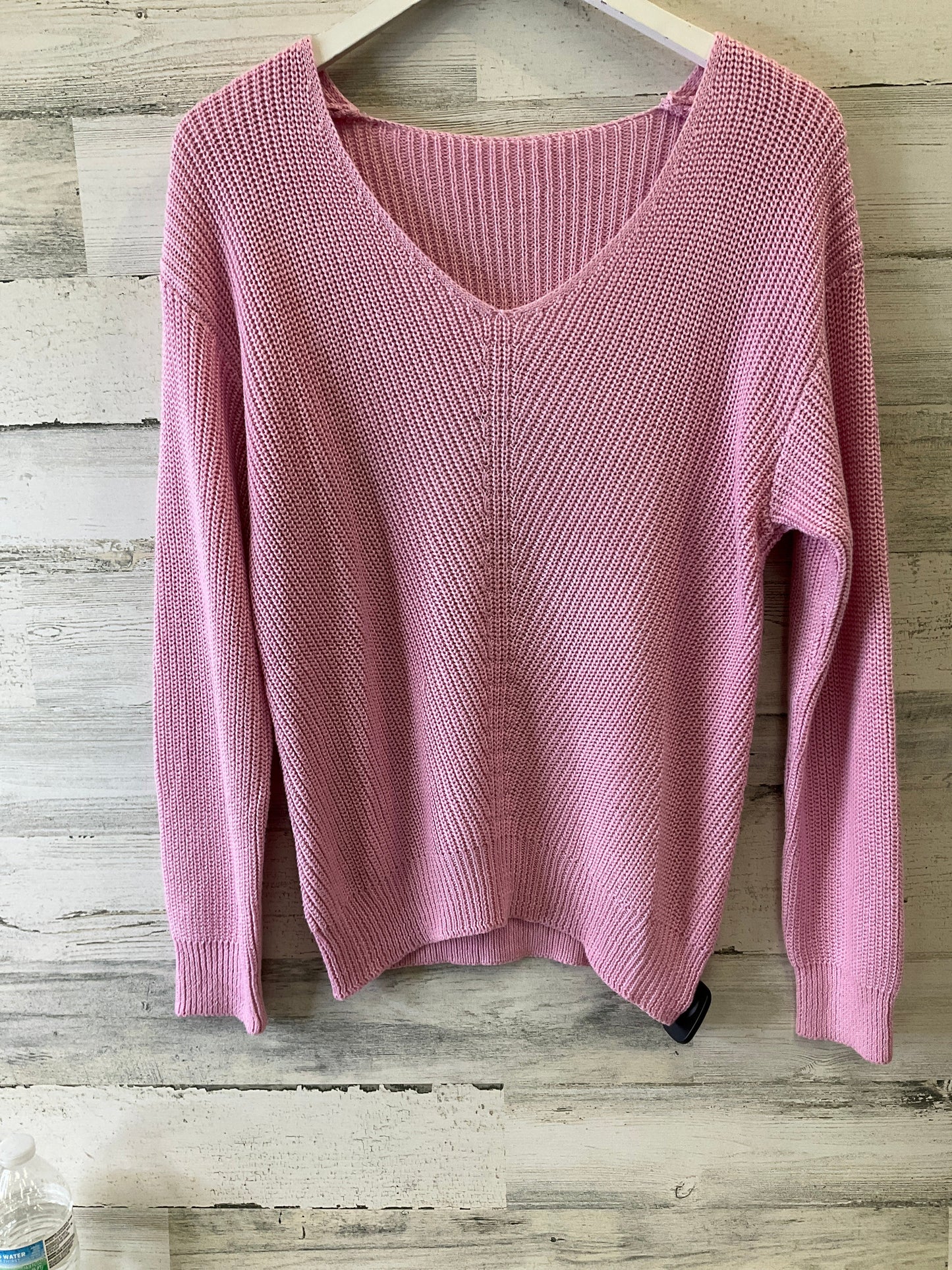 Sweater By Clothes Mentor In Pink, Size: M