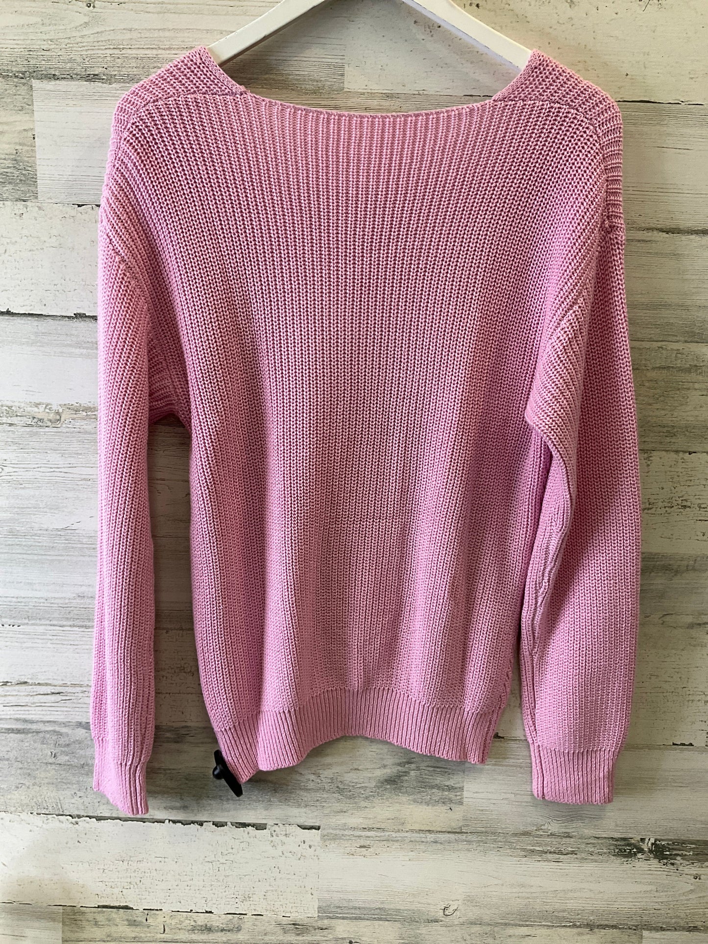 Sweater By Clothes Mentor In Pink, Size: M