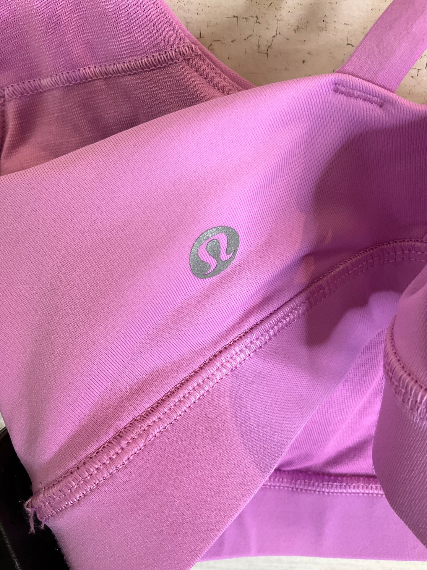 Pink Athletic Bra Lululemon, Size S