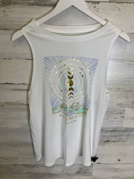 White Top Sleeveless Spiritual Gangster, Size S