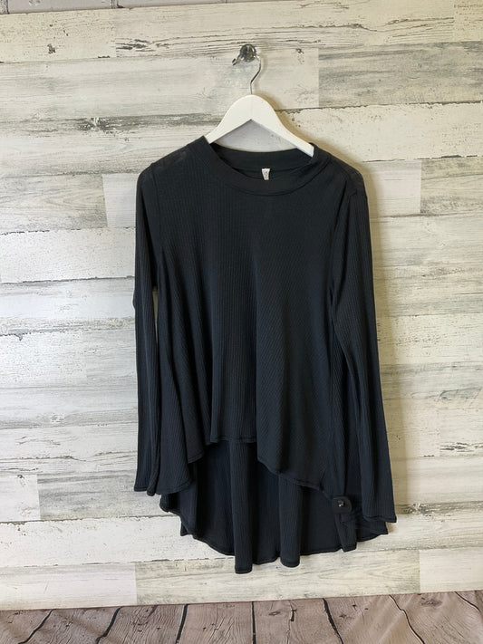 Athletic Top Long Sleeve Crewneck By Lululemon In Black, Size: M