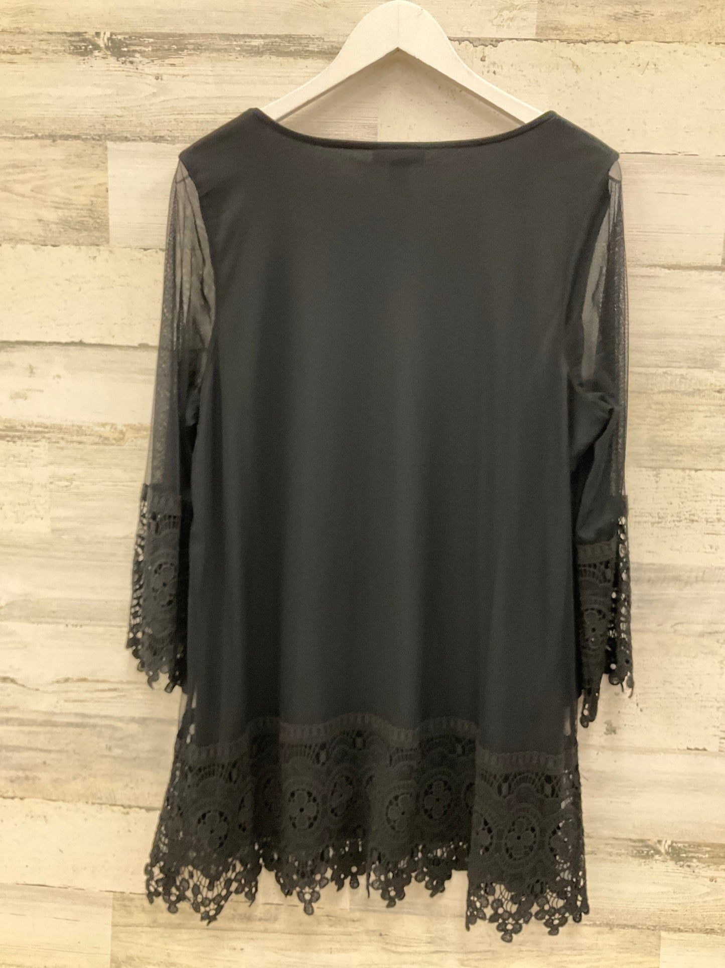 Top Long Sleeve By Alfani In Black, Size: 1x