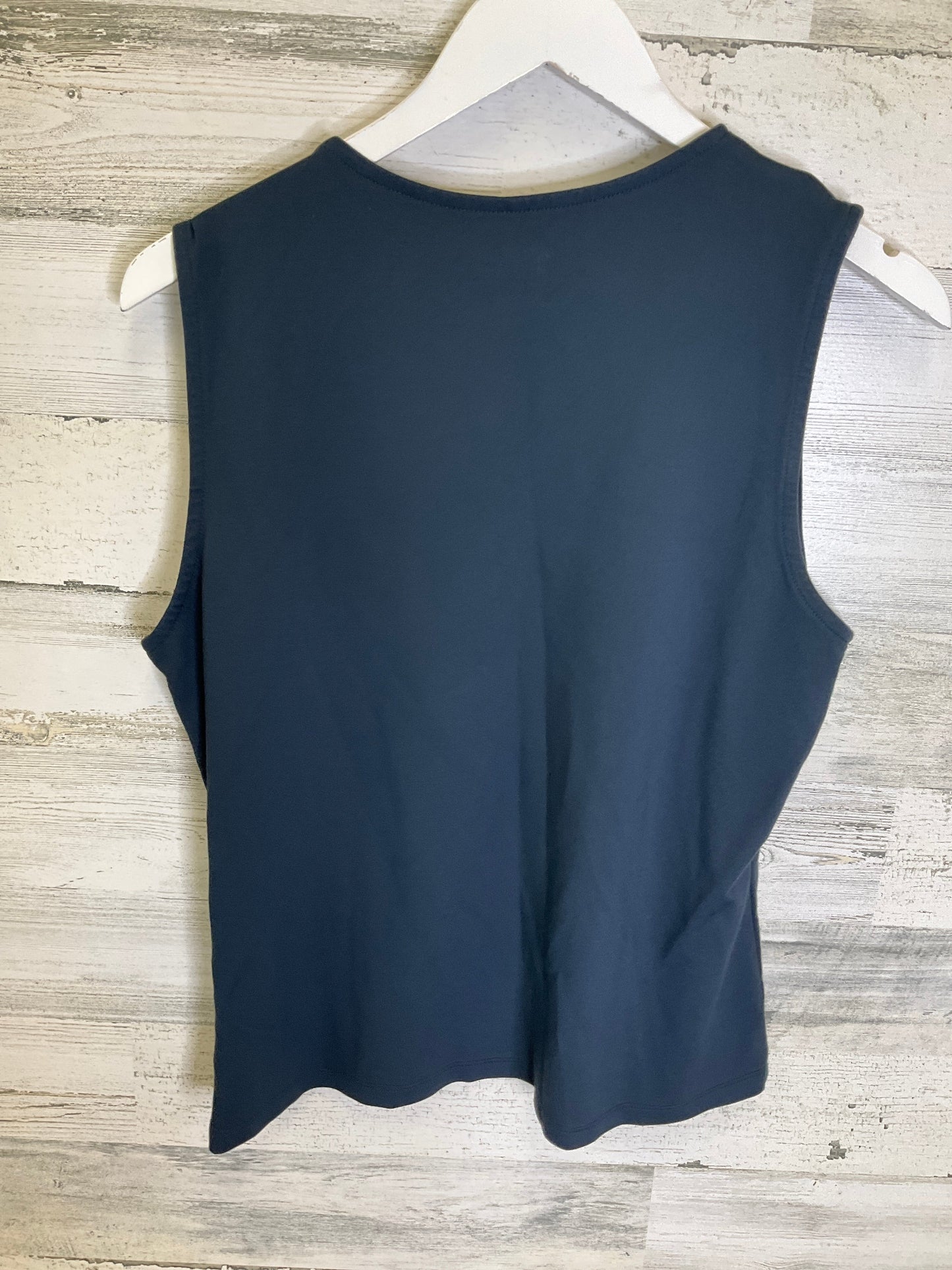 Navy Top Sleeveless Adrienne Vittadini, Size Xl