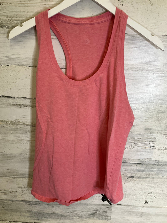 Pink Athletic Tank Top Lululemon, Size S